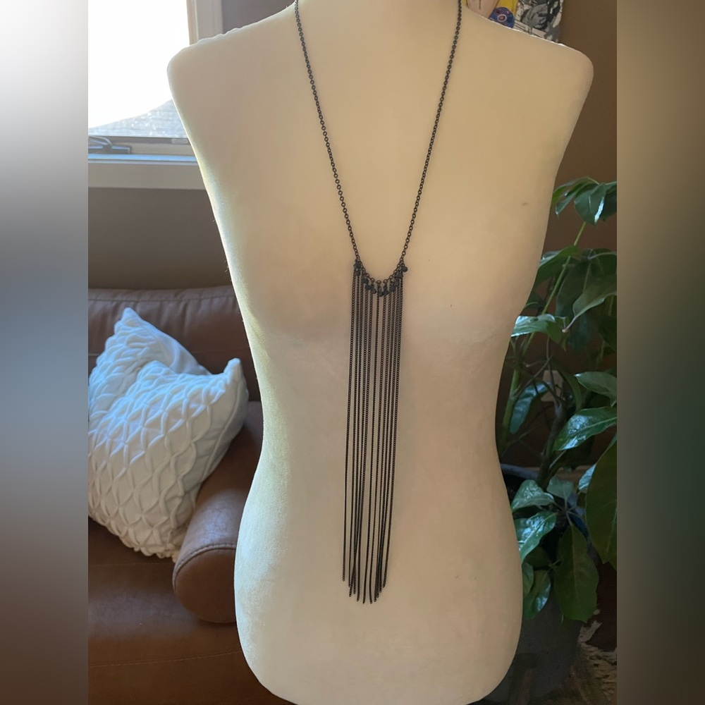 Chain Fringe Necklace